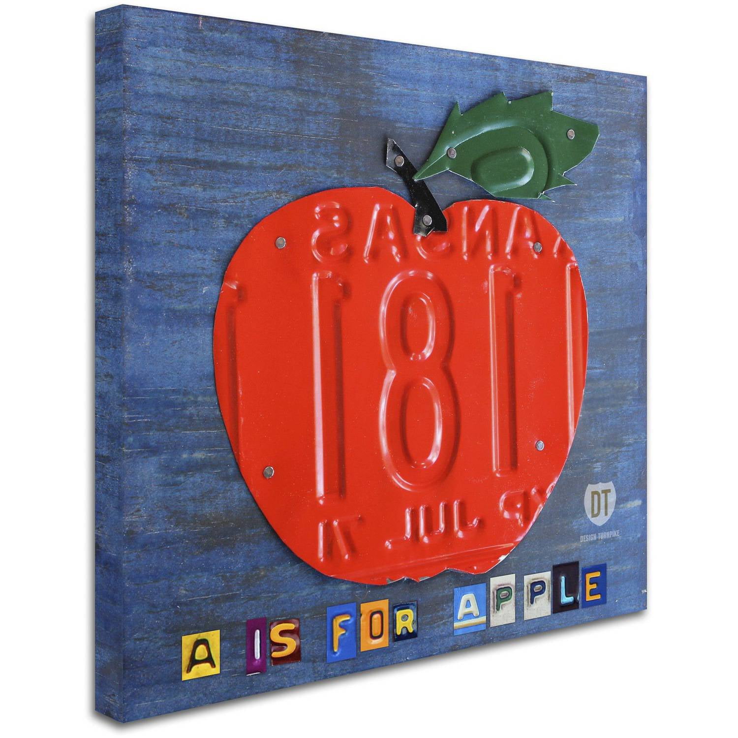 Trademark Fine Art 'Apple' Canvas Art by Design Turnpike