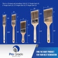 thumbnail image 2 of Juego de pinceles Pro Grade Premium Wall/Trim, paquete de 10, 2 of 8