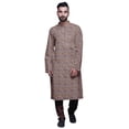 thumbnail image 2 of Atasi Indian Long Kurta For Mens Summer Wear Cotton Poplin Wedding Kurta Shirt, 2 of 7