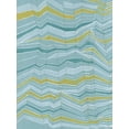 thumbnail image 2 of Lam, Vanna 19x24 White Modern Wood Framed Museum Art Print Titled - Tectonic Stripes II, 2 of 4