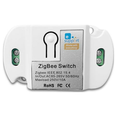 

ZigBee Light Fan Ceiling Lamp Module Mobile Phone App Voice Control Water Heater ABS 200W Load AC 85-265V Intelligent Supplies