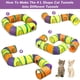 thumbnail image 5 of Set de Juguetes Retro para Gatos con Túneles Interactivos para Gatitos, 5 of 9