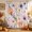 Blush Pink, Peach, variant on Spring Floral Shower Curtain, Waterproof Shower Curtains for Bathroom, Summer Colorful Watercolor Botanical Washable Fabric Bathtub Curtain Set Bath Decor with 12 Hooks Standard 72"x72"
