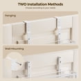 thumbnail image 2 of 8-Tier Over the Door Pantry Organizer, Delamu Heavy-Duty Metal with 8 Baskets, Hanging Storage and Organization for Kitchen, Spice Rack 12in Width, White, 2 of 9
