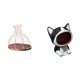 thumbnail image 1 of Portacorchos de vino,Soporte de metal para corcho de vino,tapón de exhibición para vino,Estatua de escritorio,Estatua de gato con forma de cuenco para llaves,entrada,dibujos, 1 of 8