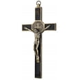 thumbnail image 2 of Saint Benedict Benedictine Protection against Evil Enamel Plated Catholic Religious Gifts 8 Inch Wall Cross Crucifix, 2 of 4