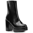 thumbnail image 4 of Botin Tacon Alto Para Dama Salamandra Negro Con Plataforma negro 26, 4 of 6