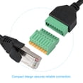 thumbnail image 2 of LAFGUR Adaptateur de Terminal RJ45, Connecteur de Terminal à Vis, pour VGA, CCTV Vidéo Convertisseur Déséquilibré, Rudio Baluns, 2 of 7