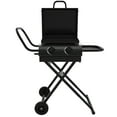 thumbnail image 4 of TOPTENG Portable BBQ Griddle 2-Burner with Foldable Cart & Side Table Flat Top Grill Griddle Stove with Lid, for Outdoor Cooking Patio Backyard Camping RV Tailgating, 4 of 10