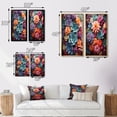 thumbnail image 4 of Designart "Succulent Delight Blue and Yellow Succulents" Succulent Framed Wall Art Set Of 2 - Multi-Color Floral Frame Gallery Set For Office Decor, 4 of 6