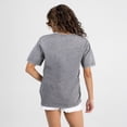 thumbnail image 2 of Women's Gameday Couture Gray Cincinnati Bengals Relaxed Iconic Edge Rhinestone V-Neck T-Shirt, 2 of 4