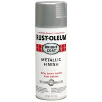Rust-Oleum 6-Pack of 11 oz Brands 7715830 Aluminum Stops Rust Bright Coat Spray, Metallic Finish