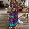 thumbnail image 4 of Disco Times Sleeveless Dress african dresses for woman Women's summer suit luxury evening dresses, 4 of 6