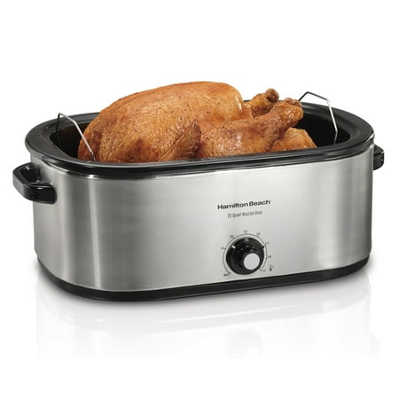 Hamilton Beach 22 Quart Roaster Oven, Fits 28 lb Turkey - Walmart.com ...