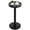 Black, variant on Beuway Round Side Table with Raised-Edge Tabletop, Modern Coffee End Table, Bedside Nightstand, Table for Small Spaces with Tool-Free Assembly(13.7 in,Walnut)