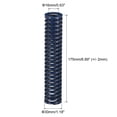 thumbnail image 2 of Die Spring, 1 Pack 30mm OD 175mm Long Spiral Stamping Light Load Compression Die Springs, Blue, 2 of 5