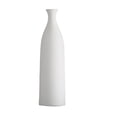 thumbnail image 1 of Simple White Plain Ceramic Small Flower Vase Dry Flower Ware Household Soft Decoration Retro Flower Pot, 1 of 3