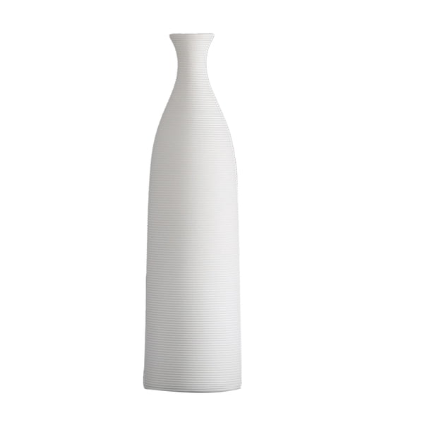 Blanco Llanura Cerámica Florero Pequeño Florero Seco Hogar Suave Decoración Retro Flor Pot