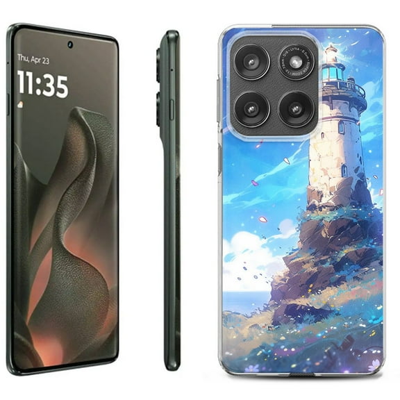 For Motorola Moto Edge 5G 2025 Protective Shockproof Phone Case, by OneToughShield - Beacon Sky