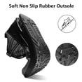 thumbnail image 4 of Mens Athletic Shoes Grey Breathable Workout Gym Tennis Walking Air Cushion Running Sneakers US 8, 4 of 6
