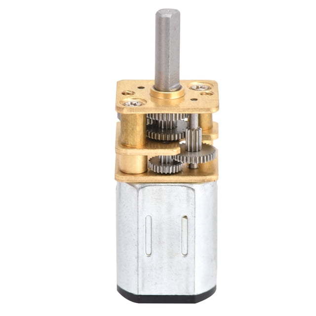Uadme Motor de Engranajes de CC - Mini Motor Reductor eléctrico Profesional de reducción de Velocidad de 6V 30RPM