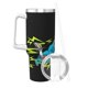 thumbnail image 2 of Regalos personalizados de Rick y Morty para vasos de 40 oz con asa y pajita - Taza de café de viaje de acero inoxidable con tapa - Regalos ideales para mujeres, niñas y niños en cumpleaños y Navidad, 2 of 8