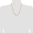 thumbnail image 5 of 14K Yellow Gold 4.5mm Diamond-Cut Rope Chain - 22", 5 of 8