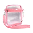 thumbnail image 2 of Clear Crossbody Purse Bag Bulk Stadium Approved 8"x 5.9" PVC Purse Bag with Strap for Travel Stadium Concerts Festival, 2 of 7