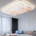 thumbnail image 2 of Orange Sunshine Fluorescent Light Covers, Lines Retro Abstract Middle Century Magnetic Light Covers for Ceiling Lights, Fluorescent Ceiling Shade Filters for Classroom Bedroom Office 4x2Ft x 4PCS, 2 of 9