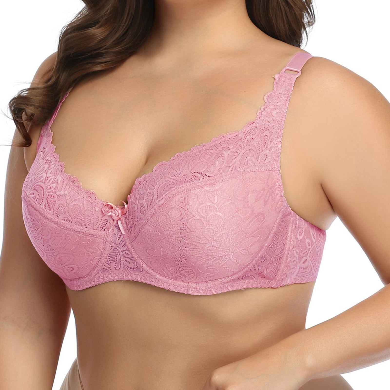 Vedolay Bra Front Close Bra for Women Push Up Wirefree Bra Seamless No Dig Comfort Brassiere