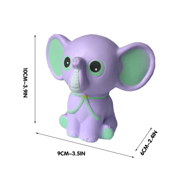 PVCS Slow Reboun d Dute Cartoon Animal Elephant Pinches Decompression Toy Gift for Kids