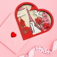 thumbnail image 3 of Valentine's Day Table Sign Decoration Wooden Heart Table Signs Ornaments Happy Valentine's Day Wooden Centerpiece for Home Table Wedding Party, 3 of 7