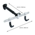 thumbnail image 2 of OUNONA 1Pack Vertical Bike Stand Aluminium Alloy Silver for Bike Storage, 2 of 8