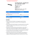 thumbnail image 2 of Front Shock Absorber - Compatible with 1997 - 2004 Ford F-150 RWD 1998 1999 2000 2001 2002 2003, 2 of 2