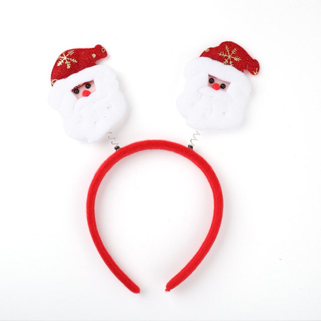 Diademas navideñas con orejas de Reno para mujer y niña, decoración navideña, diademas de Cosplay para fiesta, decoración navideña