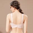 thumbnail image 6 of TrendVibe365 Nursing Bras for Breastfeeding Womens Breastfeeding No Underwire Push up Bralettes Padded Button Front Adjustable Strap Corset Bra Full Coverage Crop Cami Top Sexy Shapewear Pink L, 6 of 9