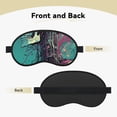 thumbnail image 2 of Salouo Cartoon Art Skull Pattern Eye Masks, 1-Pack Sleep Mask Eye Cover Washable Sleeping Eyeshade Block Sleep Shade Cover Light Reduces Traveling Gifts, 2 of 7