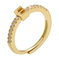thumbnail image 4 of LYMAYTER Ring Finger Ring - AdjUS-CYYLtable, 26 Alphabet Inlaid, Geometric, 4 of 7