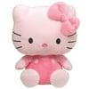 TY Pluffies - HELLO KITTY (PINK - 8.5 inch)