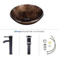 thumbnail image 4 of Grifo ORB artístico Sink SOLIDEE de vidrio templado redondo de 42 x 14 cm, 4 of 7