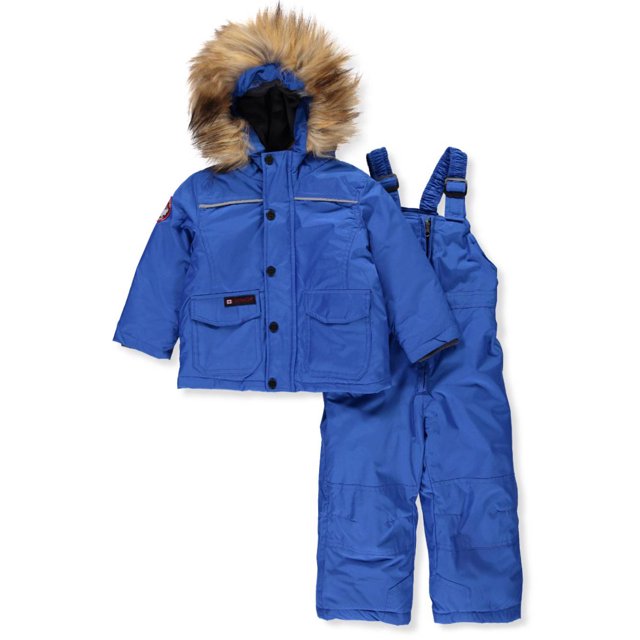 Canada Weather Gear Boys' 2Piece Snowsuit blue, 3t (Toddler