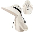 thumbnail image 7 of Outdoor Safari Hat with Neck Veil, Wide Brim Sun and Bug Protection Hat for Camping and Fishing, Breathable Mesh Hat for Warm Weather Adventures, 7 of 7
