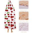 thumbnail image 4 of Fresh Cherries Hooded Blanket Wearable Cloak Hoodies Throw Cape Wrap Poncho for Bed Sofa and Lounge Chair, 4 of 6