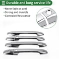 thumbnail image 6 of Unique Bargains Car Door Handle Cover Trim,Side Door Handle Cover,for Honda Odysseia 2015-2022,ABS Silver Tone 1 Set, 6 of 6