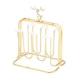 thumbnail image 2 of Iron Stylish Cup Mug Drying Rack Metal Countertop Cup Dryer Drainer Stand Square, 2 of 8
