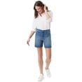 thumbnail image 4 of Gloria Vanderbilt Women's High Rise Amanda Shorts, 6" Inseam, 4 of 4