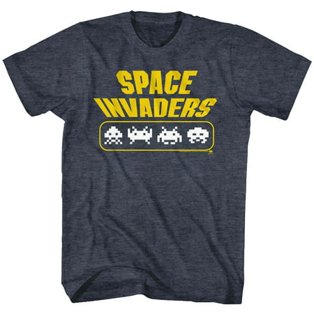 Space Invaders Space Invaders Navy Heather Adult