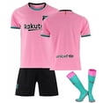 thumbnail image 1 of Nuevo 21/22 Home Kits de fútbol para niños Camiseta con tiras azules Camiseta de fútbol Traje de entrenamiento-Sin señal (ROSA)-S BmatwkZeng Bmatwe Jersey, 1 of 1