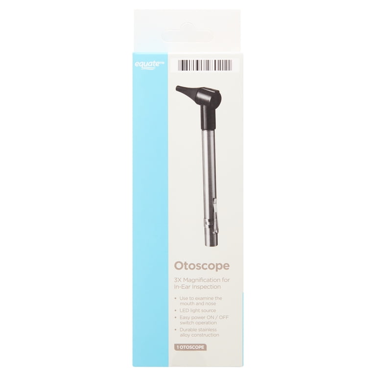 Equate Otoscope with 3x Magnification and LED Light photo 2