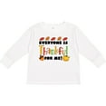 thumbnail image 3 of Inktastic Everyone is Thankful for Me Thanksgiving Baby Boys or Girls Long Sleeve Toddler T-Shirt, 3 of 5